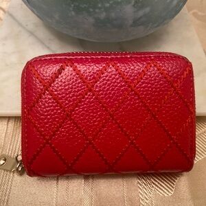 Anne Klein red wallet